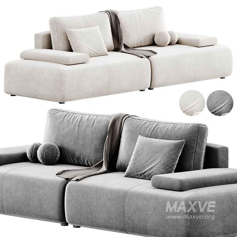 Hank L10 Two Seater Sofa By Weilai Concept - Image 1
