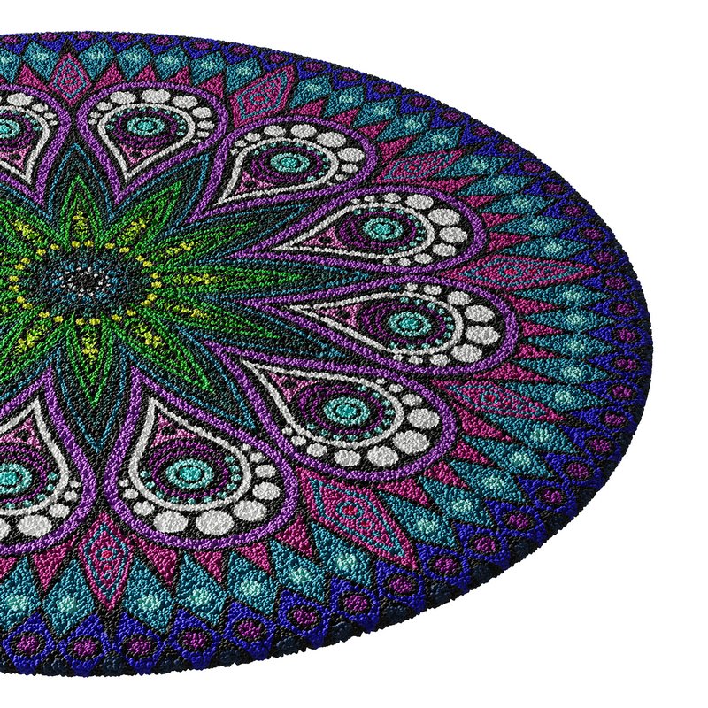 Round carpet 21 - Image 11