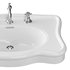 Bathroom Console Sink Deluxe Counter Top White Vitreous China - Thumbnail 11