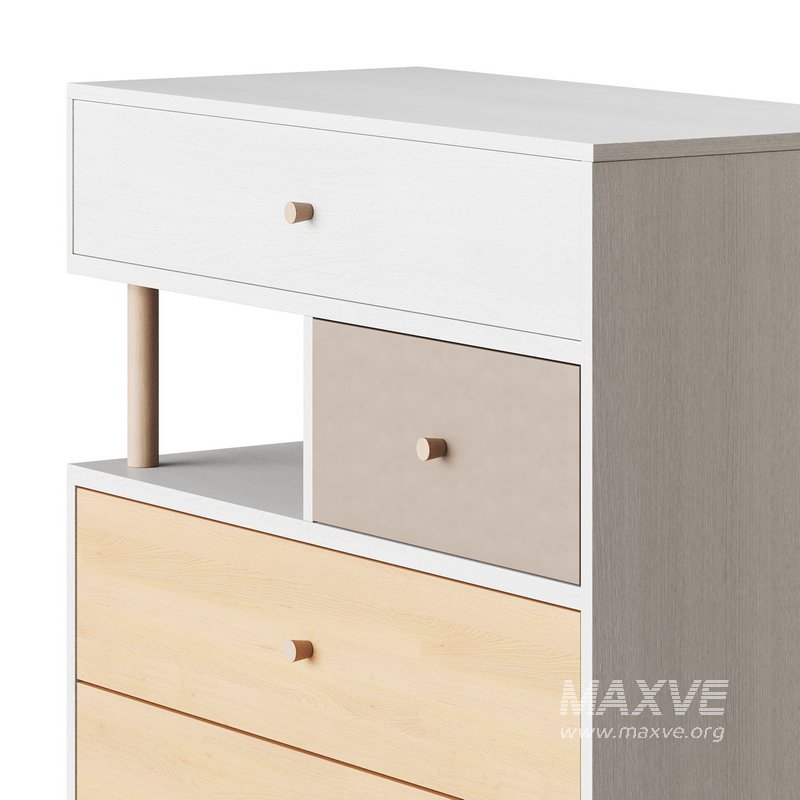 Deakins Chest of Drawers 1 Gene Latte Plywood - Image 10