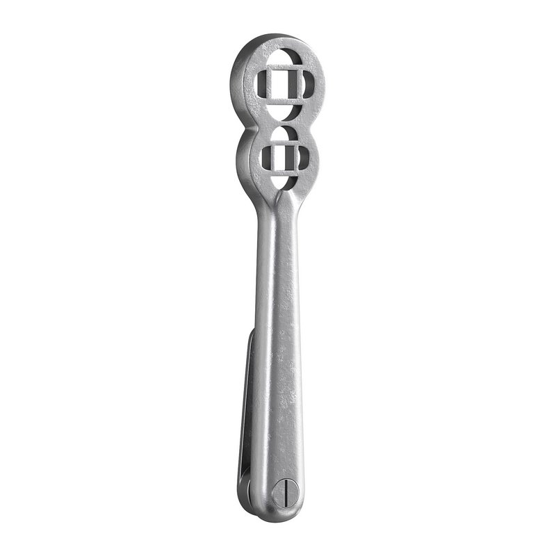 Polished Solid Aluminium Carpet Clip Stair Holder Pair - Image 10