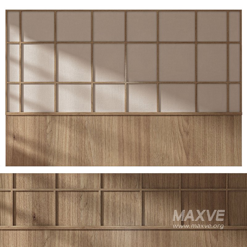 Decorative wall panel composition bedroom set 6 - Image 1