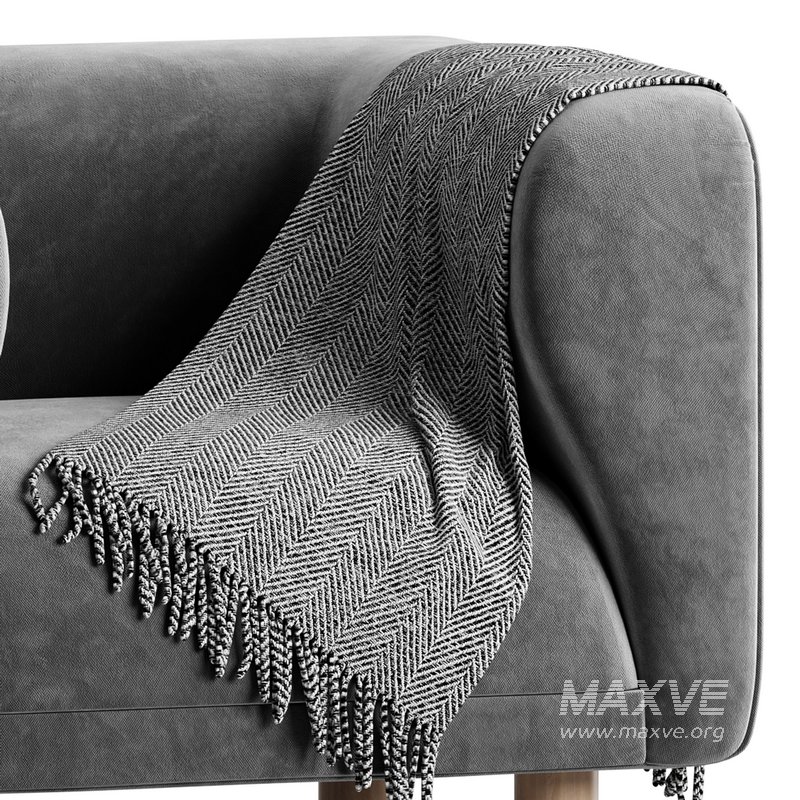 Veneto Velvet Poudre Armchair - Image 11
