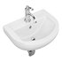 Nova Wall Mount Vessel Bathroom Sink Round Heavy Duty Ceramic - Thumbnail 11