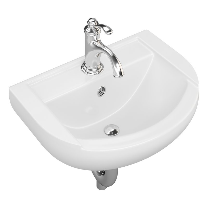Nova Wall Mount Vessel Bathroom Sink Round Heavy Duty Ceramic - Image 11
