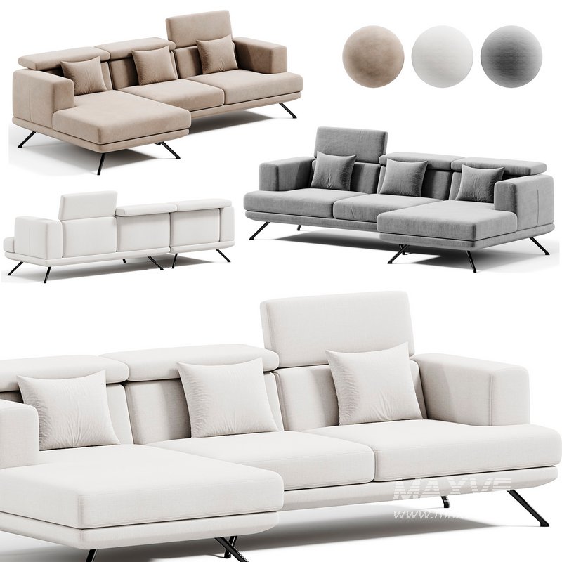 Golden Sofa By Chateau dAx - Image 1