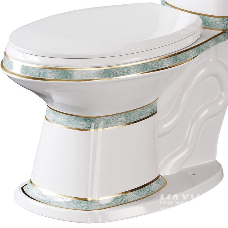 Corner Elongated Two Piece Dual Flush Bathroom Toilet - Image 13