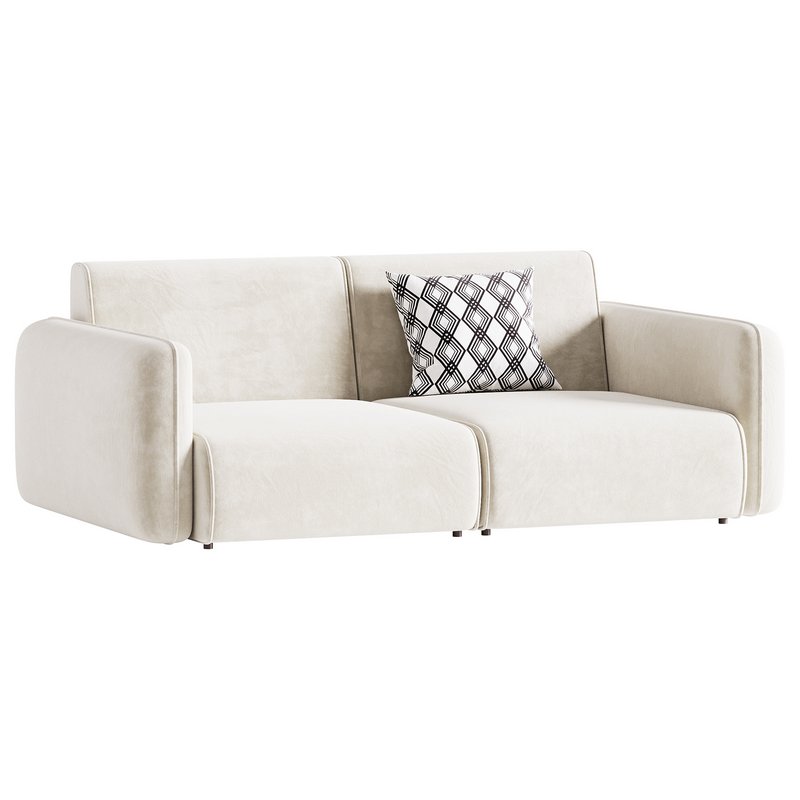 Modern Single Brown Sofa - Image 11
