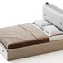 White Wooden Luxury Leather Upholstered Bed - Thumbnail 11