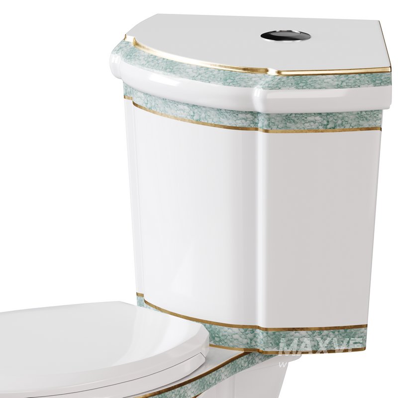 Corner Elongated Two Piece Dual Flush Bathroom Toilet - Image 11