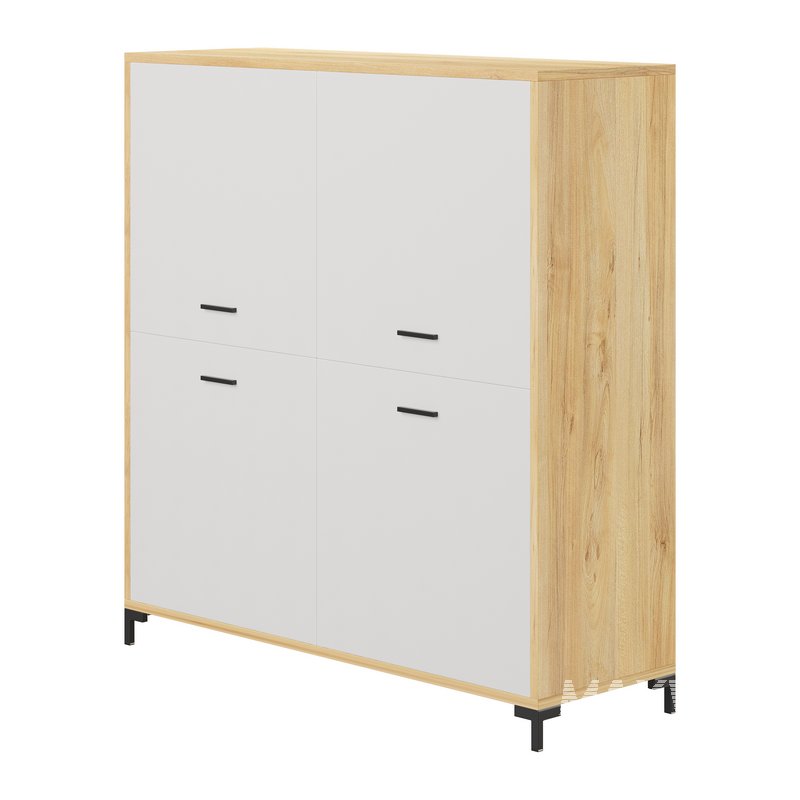 Cleveland-2 Wood White Cabinet - Image 11
