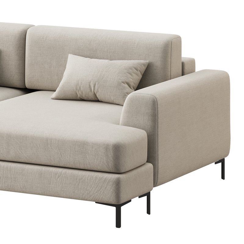 Corner sofa Edwin Velvet Terra - Image 12