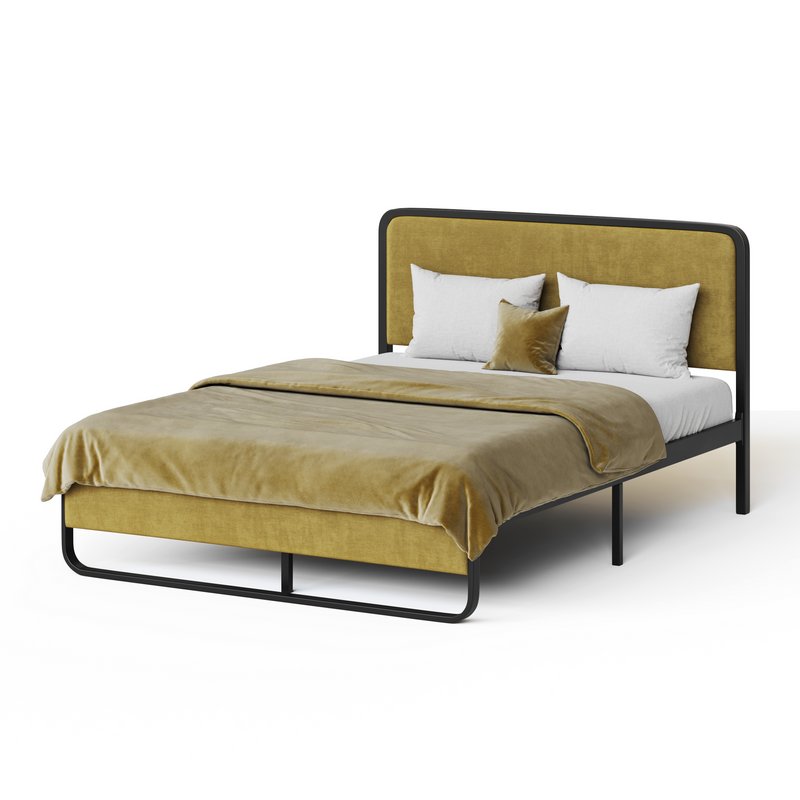 Allewie Queen Size Metal Platform Bed - Image 12