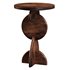 Warm Brown Mango Wood Side Table - Thumbnail 2