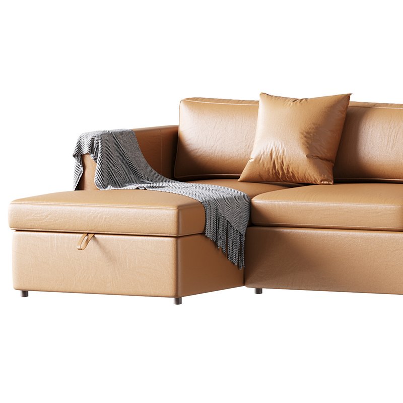 Harris Leather Sofa 3 - Image 12