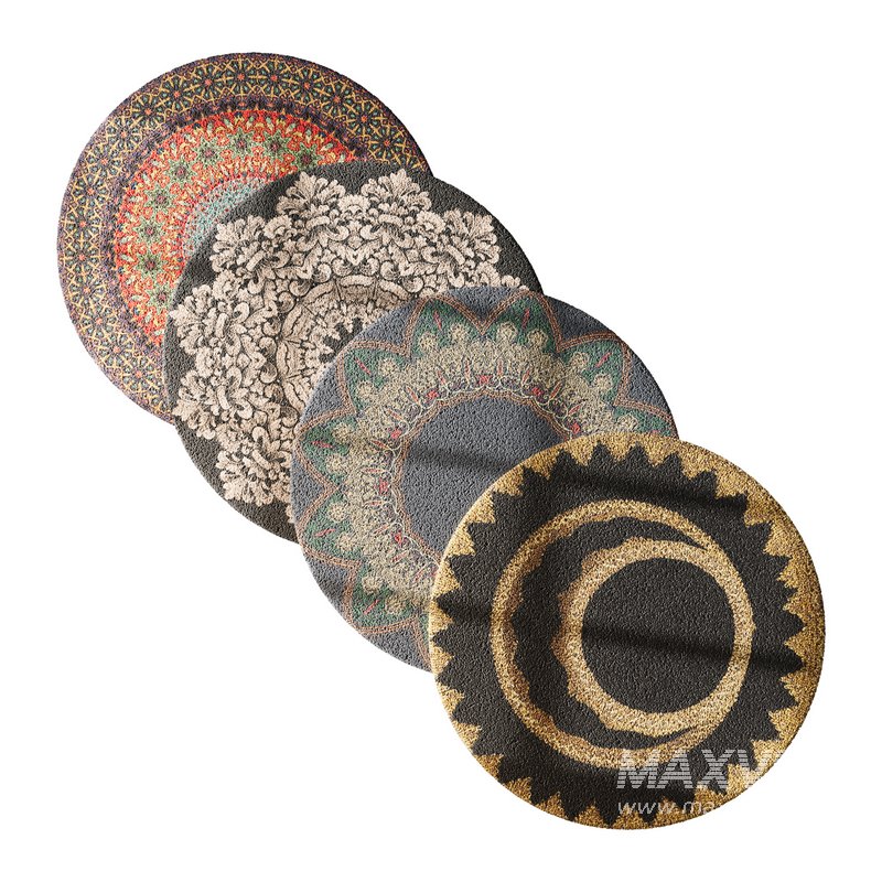 round carpet 7 - Image 1