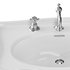 Bathroom Console Sink Deluxe Counter Top White Vitreous China - Thumbnail 12