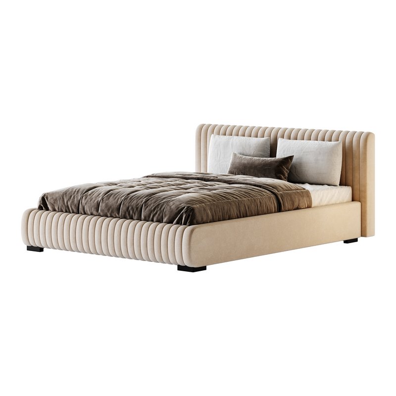 Fabric Stripe Pattern Bed - Image 11