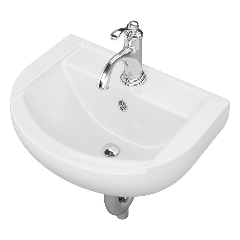 Nova Wall Mount Vessel Bathroom Sink Round Heavy Duty Ceramic - Image 12