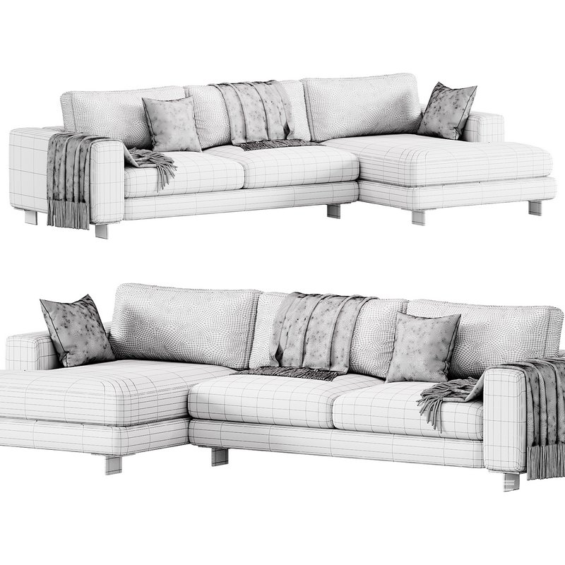 T TIME Sofa with chaise longue By Twils - Image 5