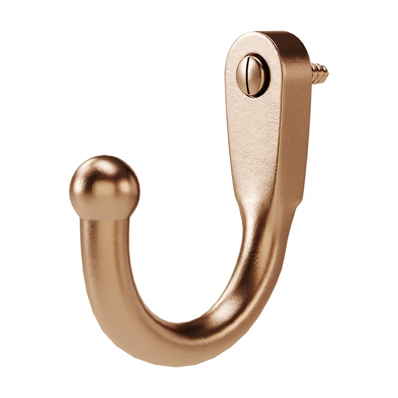 Black Wall Mount Coat Hook - Image 12