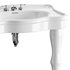 White Console Sink China Two Spindle Legs - Thumbnail 11