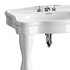 White Console Sink China Two Spindle Legs - Thumbnail 13