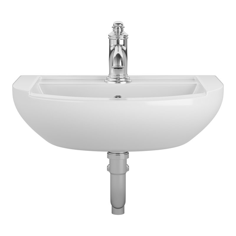 Nova Wall Mount Vessel Bathroom Sink Round Heavy Duty Ceramic - Image 13