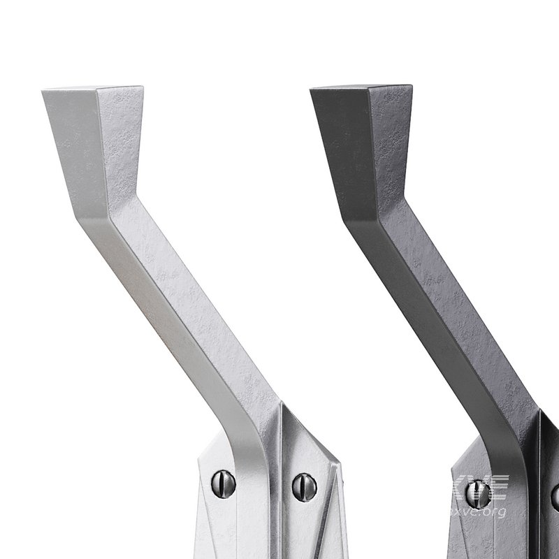 Renovator Supply Heavy Duty Coat Hooks Double Hook Coat Hanger - Image 12