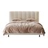Dylan White Boucle Minimalist Bed Frame - Thumbnail 13