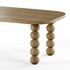 Wooden minimalist rectangular large coffee table - Thumbnail 12