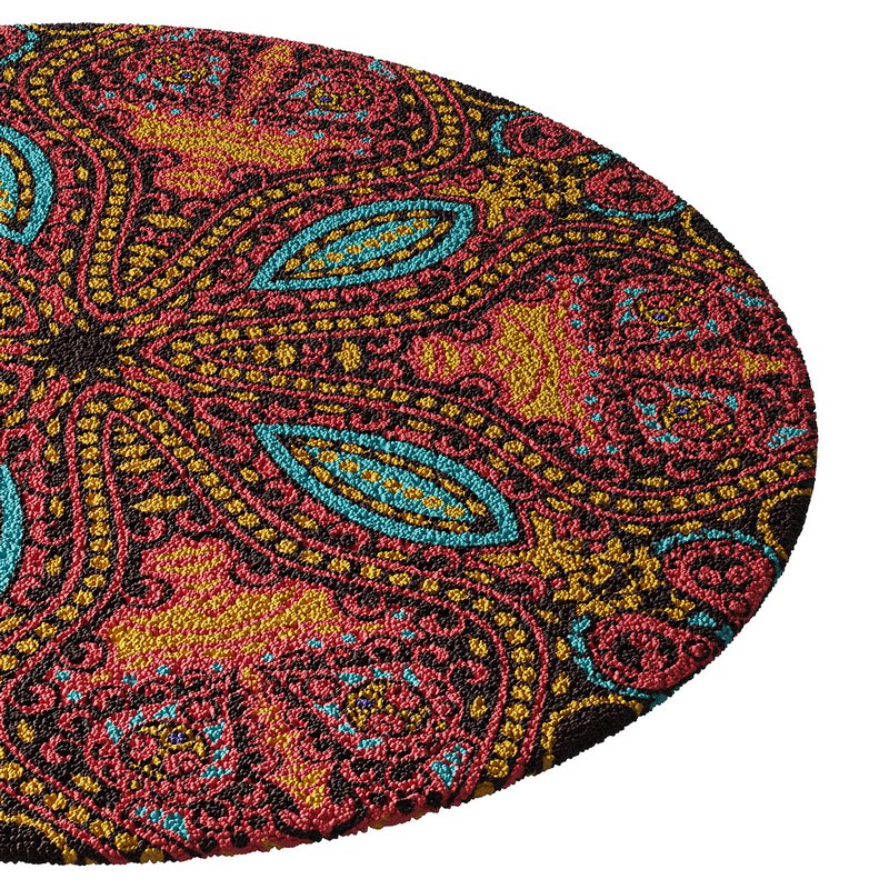 round carpet 22 - Image 15