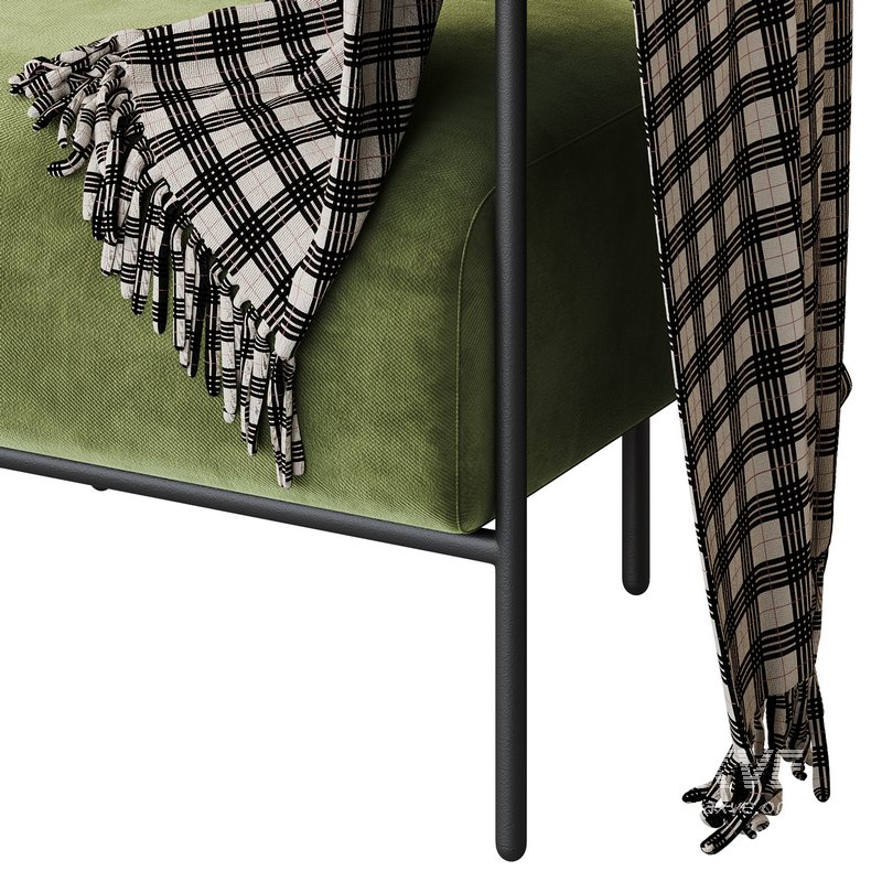 Fulbourn Rust Ochre Velvet Armchair - Image 13