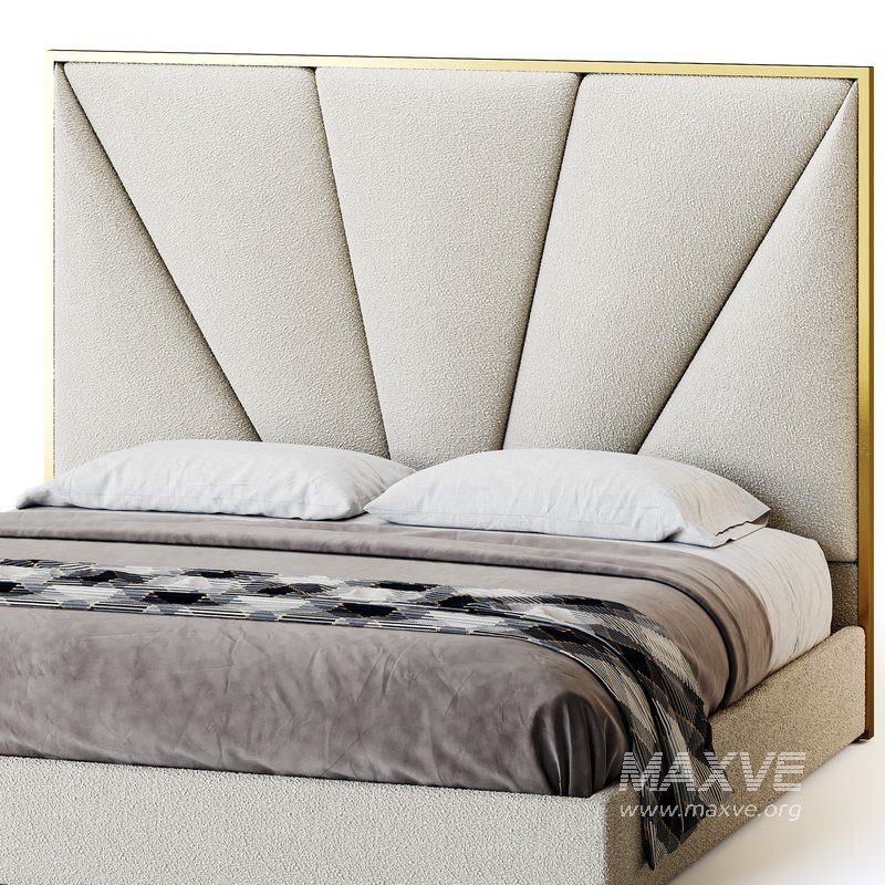 Royal Blue Upholstered Luxury King Size size Bed - Image 13