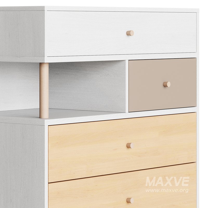 Deakins Chest of Drawers 1 Gene Latte Plywood - Image 15