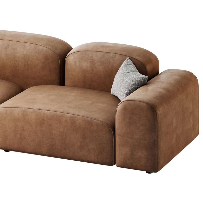 Modern Solid Sofa - Image 12