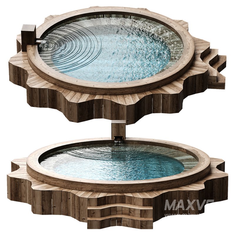 star wooden pool - Image 1