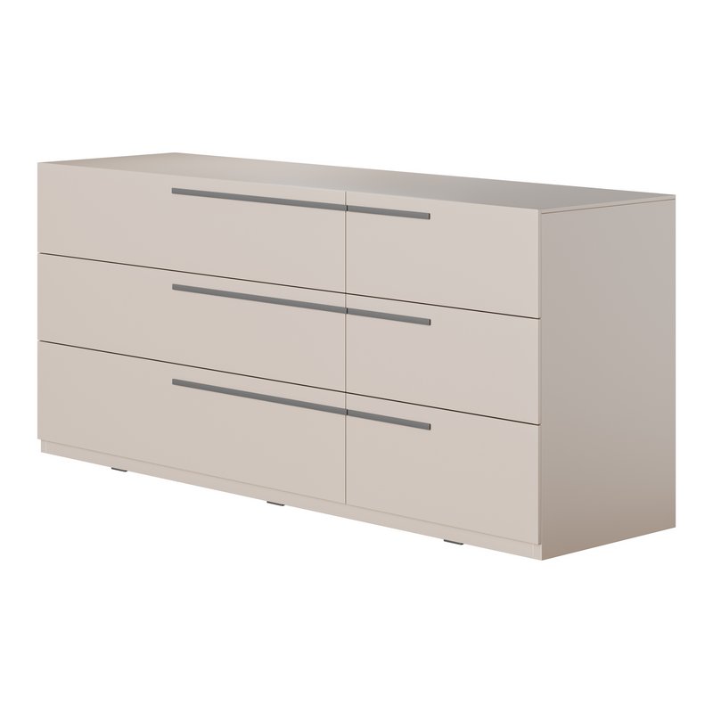 Kimball Chest of Drawers-3 White Wood Latte - Image 13