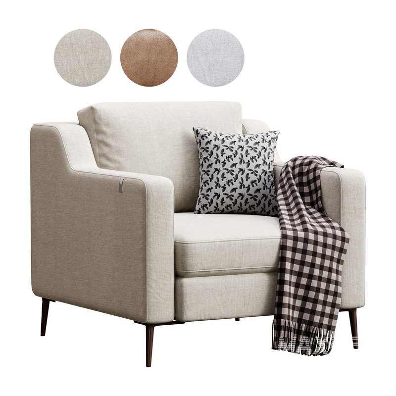 Halle armchair L by Delavega - Image 1