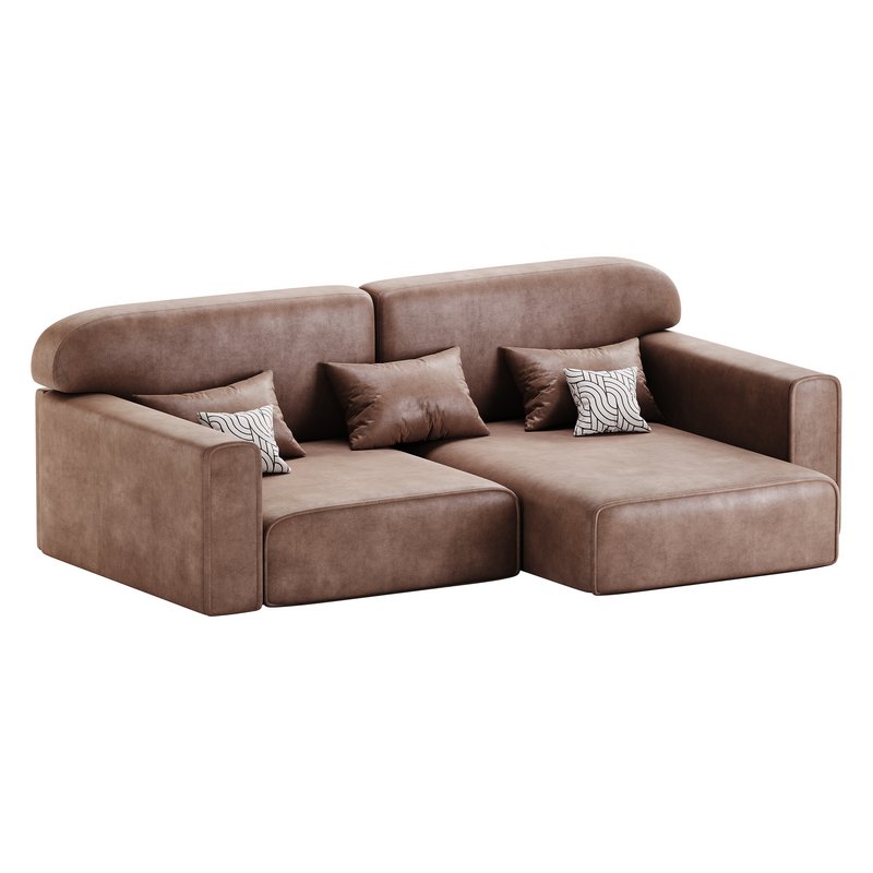 Corner sofa Vienna Bucle White - Image 14