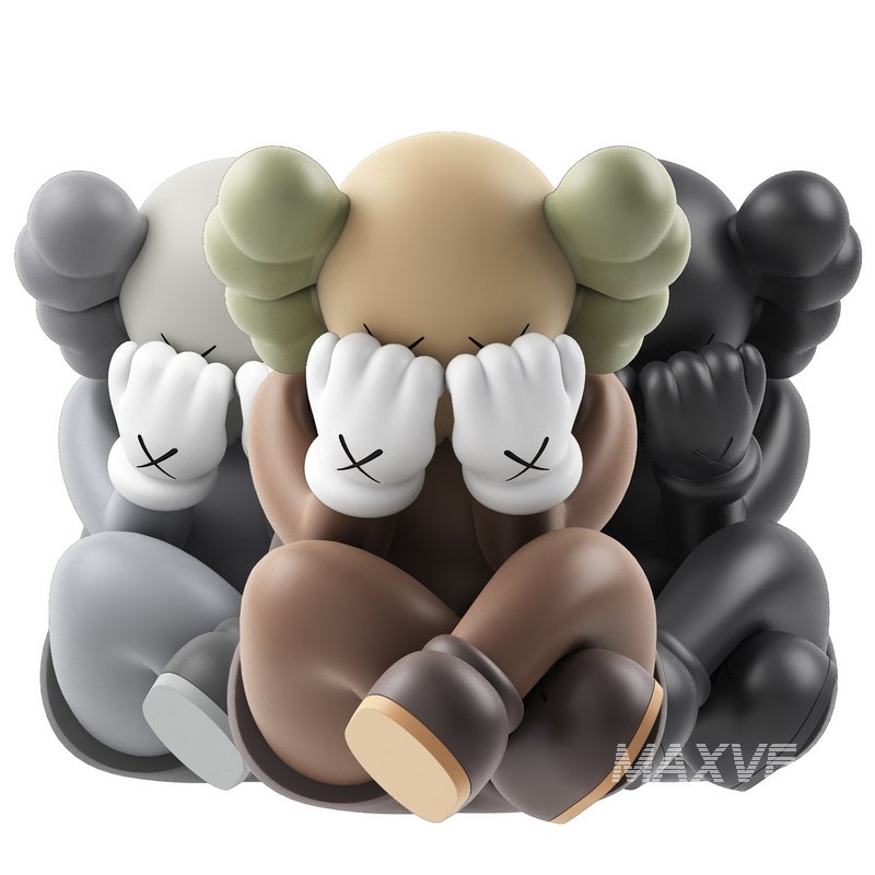 kaws separated vinyl figures collection - Image 3