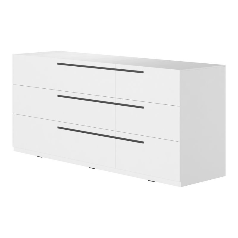 Kimball Chest of Drawers-3 White Wood Latte - Image 14