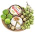 plate of cheese figs and grapes - Thumbnail 1
