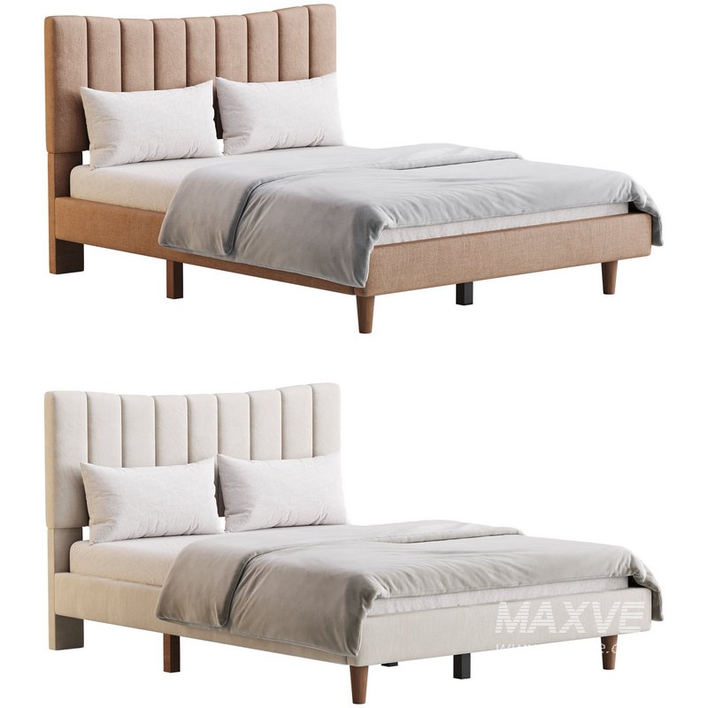 Aukfa Queen Upholstered Bed - Image 1