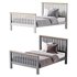 uhomepro Gray Full Size Bed - Thumbnail 1