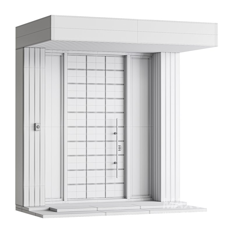 Modern entrance door 02 - Image 16