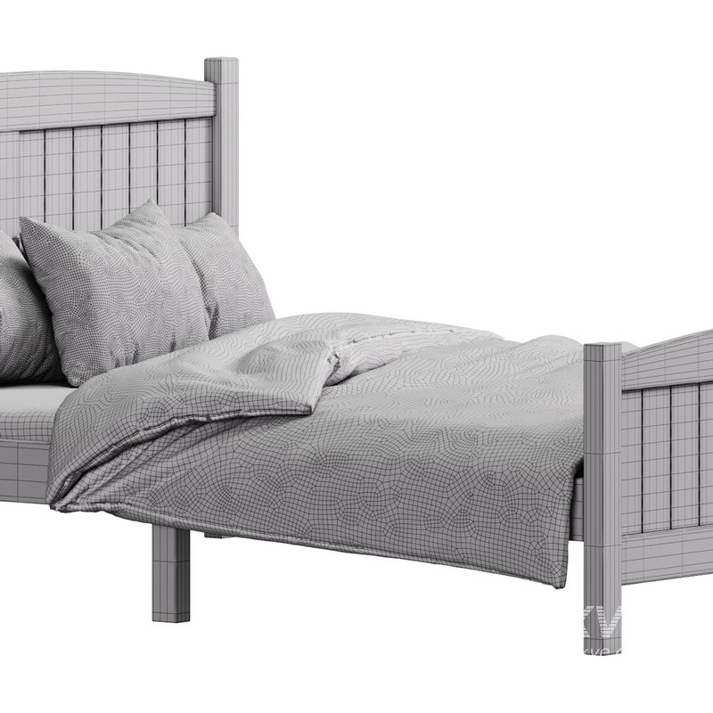kids bed Zimtown Full Bed Frame - Image 16