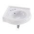 Bathroom Corner Sink White - Thumbnail 1