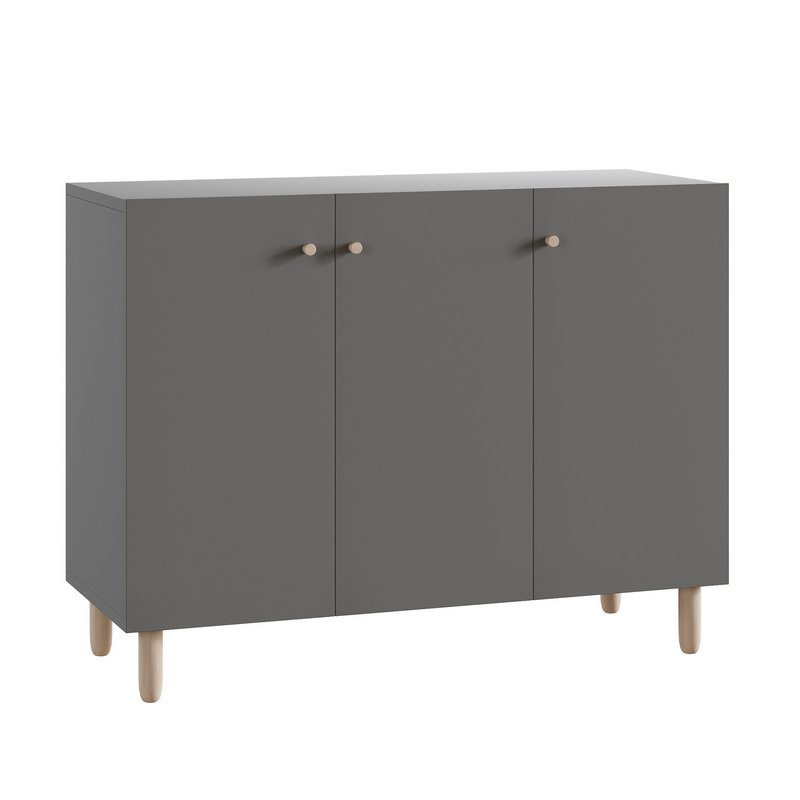 Hanna s Cabinet 2 Grey - Image 1