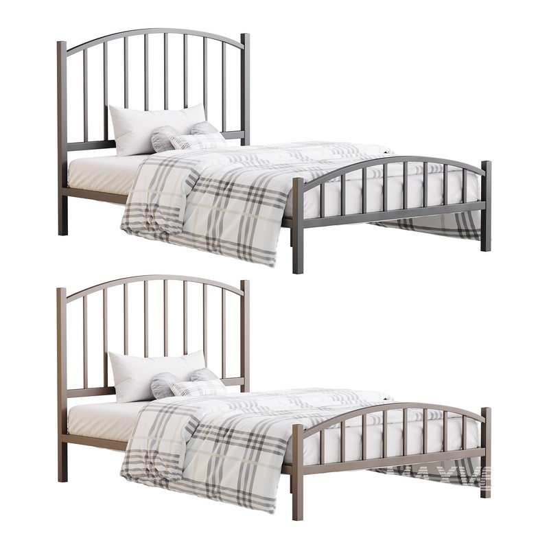 Rest Haven Hartford Metal Queen Platform Bed - Image 1